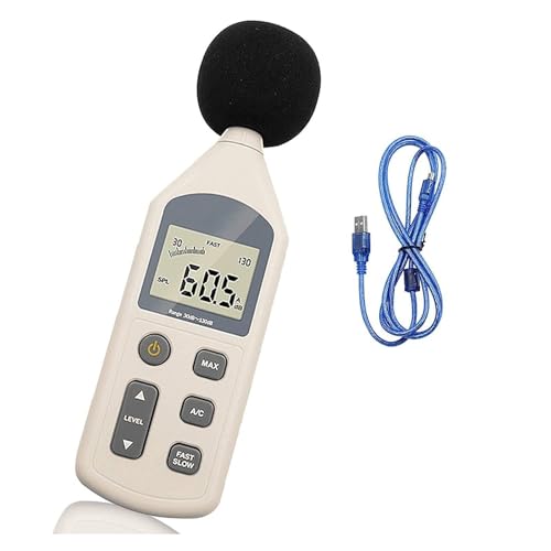 Sonomètre numérique 30-130dB avec écran LCD pour mesure de bruit intérieur et extérieur - 2