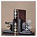 Saturey Il Libro finisce Retro Fotocamera Bookend Movie Film Proiettore Nero Silver Collector's Bookcase Giovani Gioielli Studio di Studio Vintage Studio Home décor