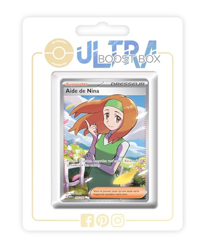 Dresseur Full Art Secrète Nina 195/165 aux Reflets Holographiques - Set 10 Cartes Pokémon 151