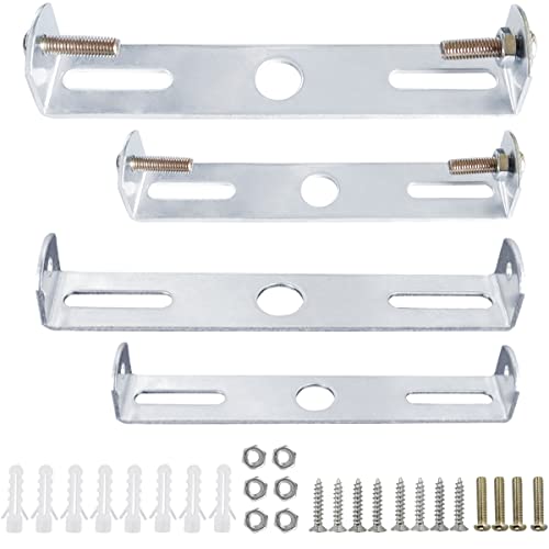 Image of 4Pieces Light Fixture Mounting Bracket for Ceiling Pendant Light Crossbar Kit Sconce Mounting Plate with Screws