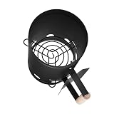 MaxxGarden Anzündkamin - Grillkamin - Grillkohle Anzündkamin - Kohlekorb 27x16cm - Grill anzündkamin - Holzkohlestarter Metall