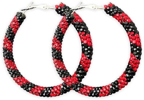 Halloween Theme Beaded Hoop Earrings Ghost Spider Web Punmpkin Cat Skull Charms Dangle Earrings for Women Creative Halloween Cosplay Party Jewelry Decors image 3