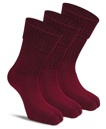 Image of RC. ROYAL CLASS Women Woolen Winter Wear Thermal Thumb Socks, Calf Length Terry Thick Towel Cushioned, Warm & Cozy Thermal Thumb Socks For Women (Pack of 3 Pairs)
