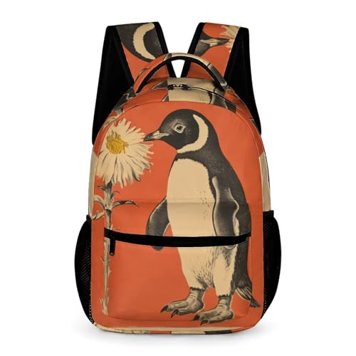 A Flower Backpack for Travel, Ultra Durable Small Bookbag Lightweight Daypack for Women Men