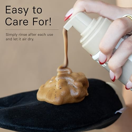 Image of Tanning Mitt by SunnaTan - Soft & Plush Self Tanning Mitt for a Streak-Free Application - Washable & Durable - Protects Hands from Stains