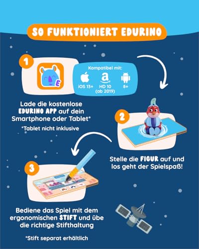 Edurino Figur Niki Erstes Englisch ab 4 Jahren inkl. App | Innovatives & digitales Lernspiel | Spielerisches Englisch Lernen für Kinder | Über 150 Wörter & Phrasen (Figur Niki)
