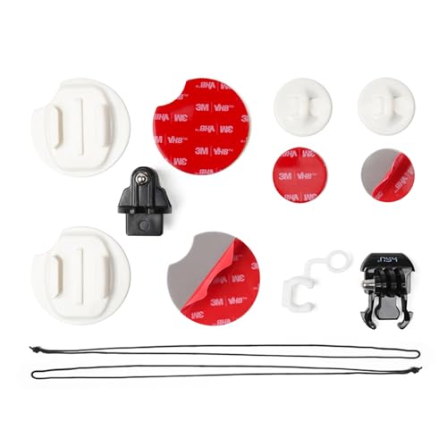 HSU Surf Zubehör Kit für GoPro Action-Kameras, Klebehalterungen und Schnellverschluss-Clip für Surfbrett Wassersport HSU Surf Zubehör Kit für GoPro Action-Kameras, Klebehalterungen und Schnellverschluss-Clip für Surfbrett Wassersport