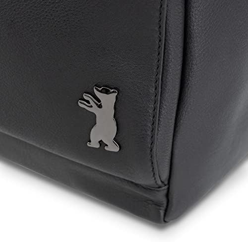 Berliner Bags Sydney plecak premium ze skóry, mały plecak dzienny, torebka damska - czarny, czarny, jeden rozmiar