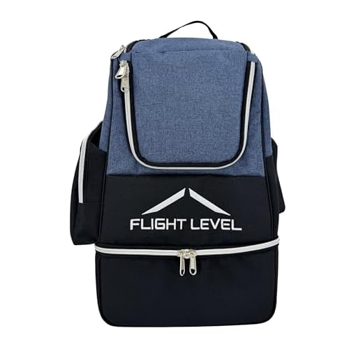 Flight Level Disc Golf Backpack - Blue