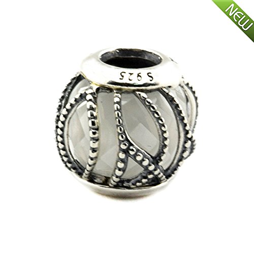 PANDOCCI Perlen für Pandora Schmuck Armbänder 925 Sterling Silber Verflechtung Glanz, freie CZ Original-DIY Charme