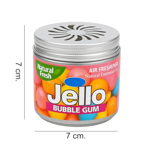Image of Car Air Freshener Gel | Long-Lasting, Odor Eliminator for Vehicles | Compact & Leak-Proof, Auto Interior Freshener for Car, Truck, SUV (Bubble Gum Scent, 220gm)