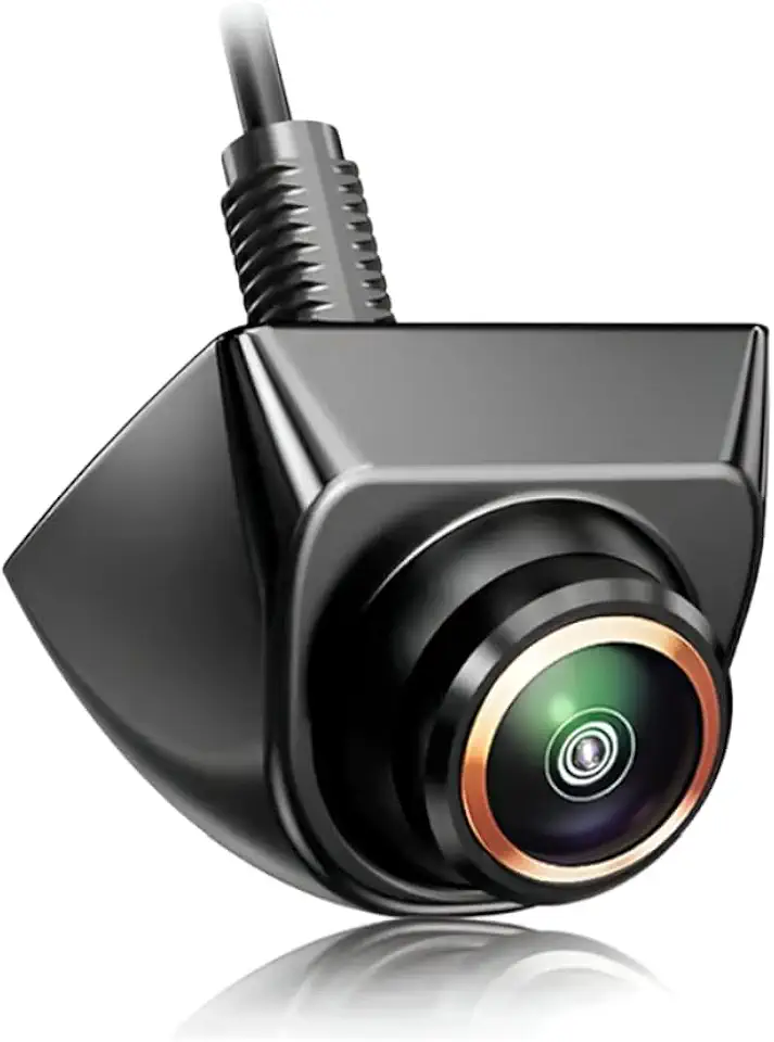 Câmera Automotiva Angular 180° Premium AHD 720p Ré e Frontal 12V Universal
