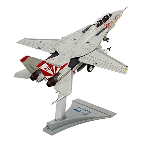 NUOTIE US Navy F-14 Tomcat 1:72 Alloy Model VF-111 Squadron Sunset Fighter DieCast Aircraft Military Display Model Cover