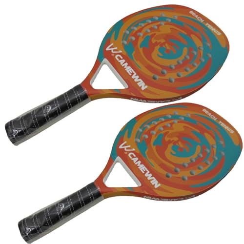 Raquette de beach tennis EVA Memory Foam et cadre carbone élastique