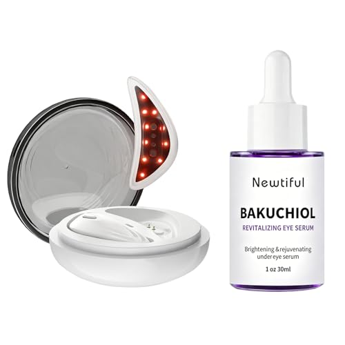 Newtiful Eye Pods for Bags Newtifulcare Eye Pods Red Light Reusable for Under Eyes Gel Pads Serum Men Women Dark & Puffiness for Daily Beautiful Routine (1pcs+1pcs)