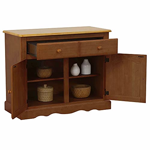 Sunset Trading Buffet, Nutmeg Brown And Light Oak #TOP3