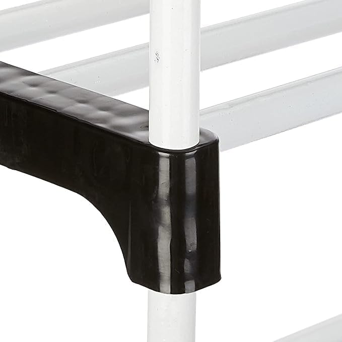 Image of Shoe Rack with Shelf | Foldable Plastic Shoe Rack with Shelves for Bedroom, Entryway & Living Room | Multipurpose Footwear Stand for Home (3 Layer) Storage Organizer Cabinet 3-Tier