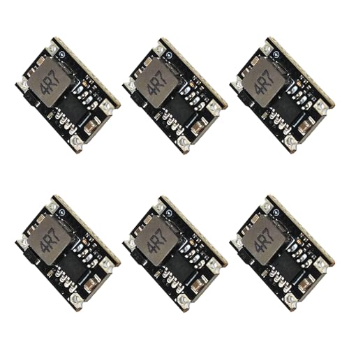 3.3V Regulator 6pcs Mini Reducer DC 4.75-23V 5V 12V Buck to 3.3V Buck Converter Board 1.8A Output Mini360 Small Size Aircraft Model MP1584EN Power Module(3.3 Volts)