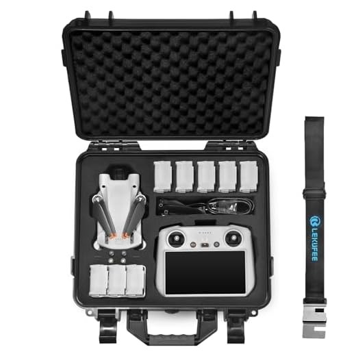 Can we carry small drone in hand luggage Lekufee Waterproof Hard Case for Drones