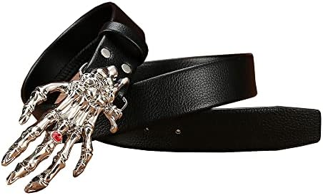 CowboyGuru Belt for Men Business Work Casual Luxury Designer Famous Brand Male Automatic Buckle for Jeans PU Leather Strap