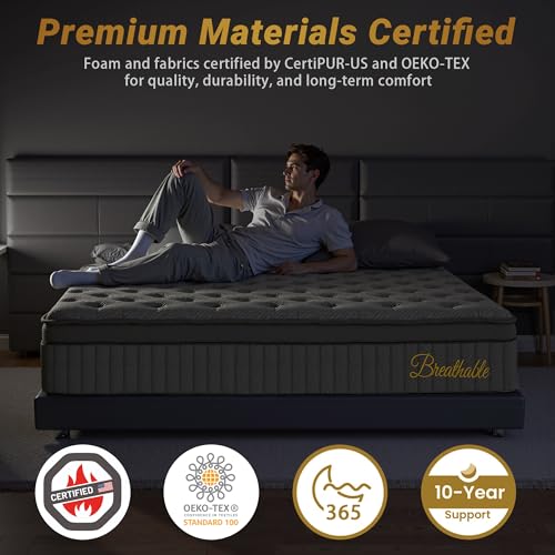 King size memory foam mattress