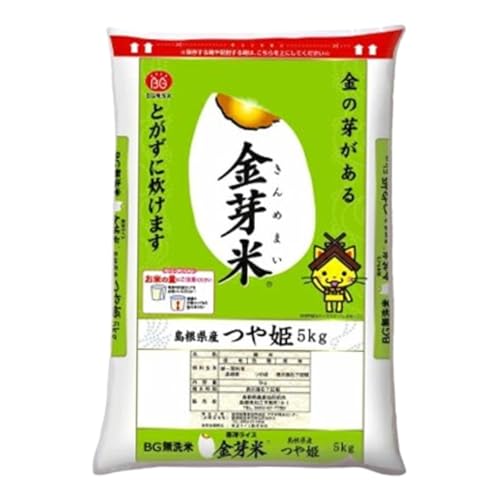 [定期便]BG無洗米・金芽米つや姫 5kg×6ヵ月[毎月][令和7年産 ]計量カップ無し