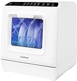 Mini Dishwasher Countertop, Countertop Dishwasher with Water Tank, Dishwasher with 6 Wash Programs,Lavaplatos for Apartments, Rvs.