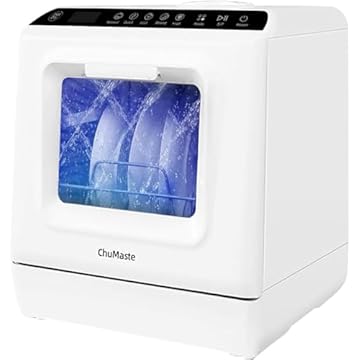 máquina lava louça, lava-louças portátil com tanque de água, 6 programas de lavagem, à prova de vazamentos e também pode ser conectada à torneira. Para apartamentos, dormitórios, escritórios.