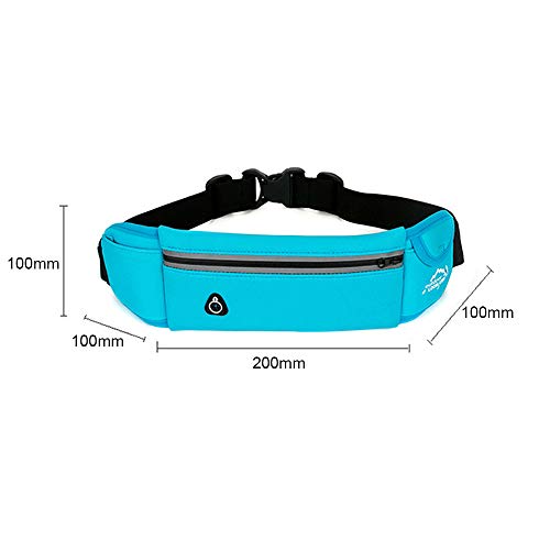 Ajcoflt Saco de cintura de corrida ao ar livre à prova d 'água suporte do telefone móvel saco de ba