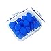 Kulannder 30 Pcs Pool Cue Tips 12mm Billiard Cue Stick Replacement Tips with Clear Box for Snooker Pool Cues (Blue Cue Tips)