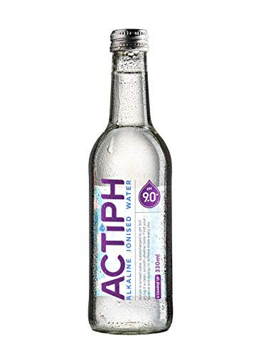 Alkaline Ionised Spring Water pH9+ (24x 330ml) Purified with Electrolytes Clean and Smooth Taste ACTIPH Water Glass Collection Alkaline Ionised Spring Water pH9+ (24x 330ml) Purified with Electrolytes Clean and Smooth Taste ACTIPH Water Glass Collection