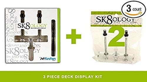 Sk8ology 3 Deck Display Assembled w/drill bit