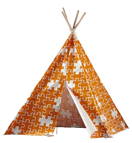 Tipi para niños, rompecabezas naranja