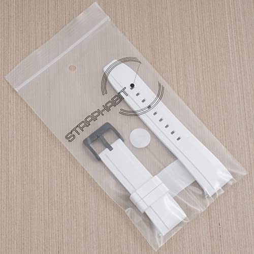 Image of StrapHabit Quick Release Rubber Watch Strap Band FKM 20mm 22mm 24mm