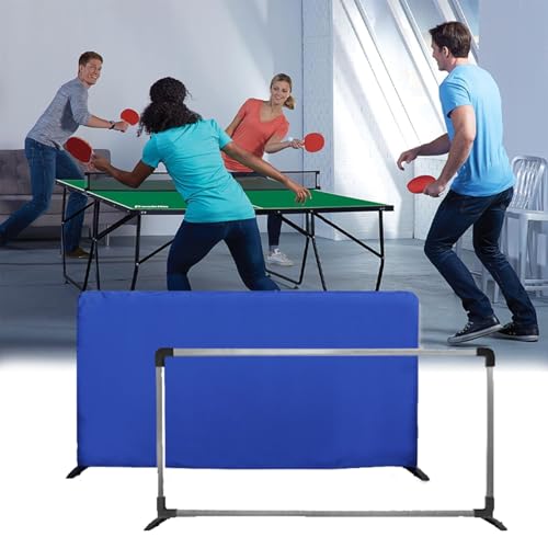 Barriera da ping pong rimovibile, 140 cm, recinzione da campo da ping pong con panno Oxford, per deflettori da campo da competizione (confezione da 14)