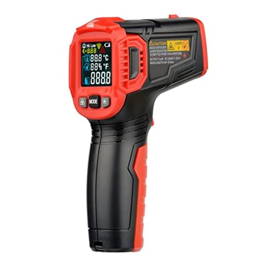 Industriell infraröd termometer Non Contact IR Digital Temperatur Tester Noggrannhet -30 till +550 Celsius, Gas/Temperaturdetektorer