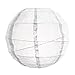 Produktbild Lumabase 70505 5 zählen Criss Cross Papier Laternen, 30,5 cm weiß