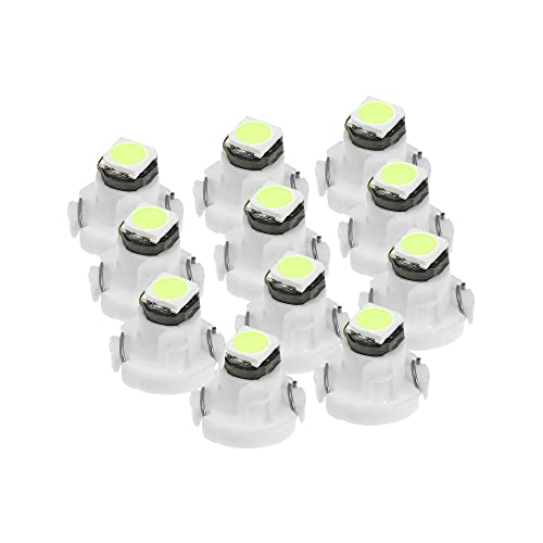 10 Piezas LED T3 Azul Hielo para Panel de Auto miniatura 6