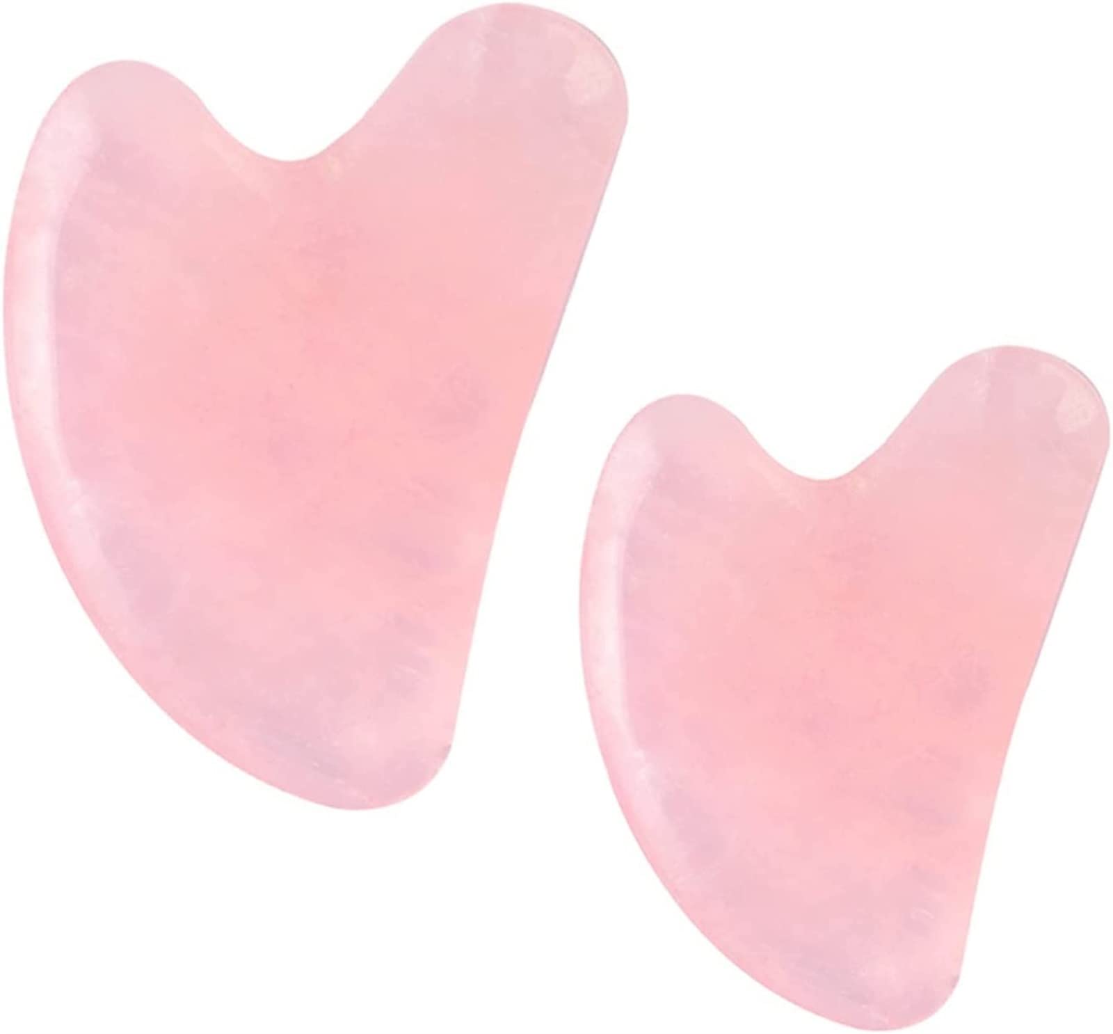 Gua sha Scraper Board Natural Jade Gua Sha Stone Board Massage Rose Quartz Plate Face Massager Tool Gouache Scraper Tool Lifting facciale Rughe Rimuovi Set di strumenti for massaggi Collezioni di casa