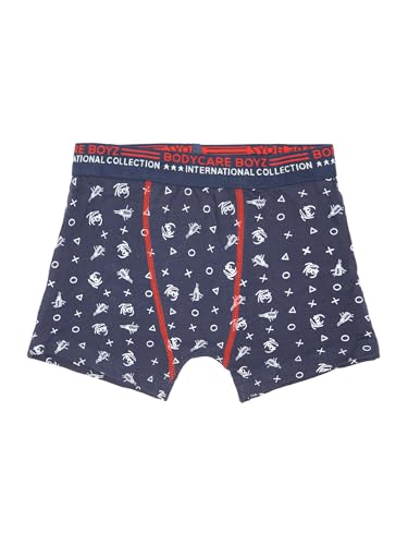 Image of BODYCARE Boys Cotton Solid Trunks Pack of 2 | Soft & Breathable Innerwear | Comfortable Elastic Waistband | Kids Underwear | Skin-Friendly Fabric