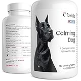 180 Pawbits Calming Tablets Supplement for Anxious & Hyperactive Dogs Calms Relaxes & Non-Sedative Dog Calming Tablets Fireworks, Behavioural Issues, Travel & Vet Visits Natural Calm Aid (180 tablets)