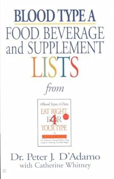 [Blood Type A: Food, Beverage &: Food, Beverage and Supplement List] (By: Peter J et al D'Adamo) [published: January, 2002]