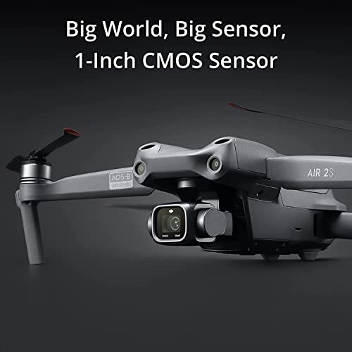 Dji Air 2S Fly More Combo With Dji-Rc Controller Smart View - Drone Quadcopter Uav With 3-Axis Gimbal Camera, 5.4K Video, 3 Batteries, Case, 128Gb Sd Card, Lens Filters, Landing Pad Kit With Must Have Accessories #TOP2