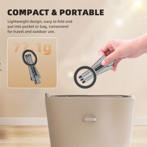 Trípode magnético para iPhone soporte plegable anticaídas de viaje para creadores de contenido 5