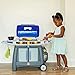 Step2 Sizzle & Smoke BBQ Grill Playset, Indoor/Outdoor Interactive Play with Sounds and Effects, Toddlers 3+ Years Old, 15 Piece Toy Accessories
