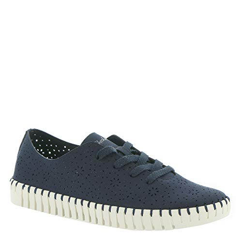Skechers Skechers womens Sepulveda Blvd - Floral Maze Sneaker, Navy, 6.5 US