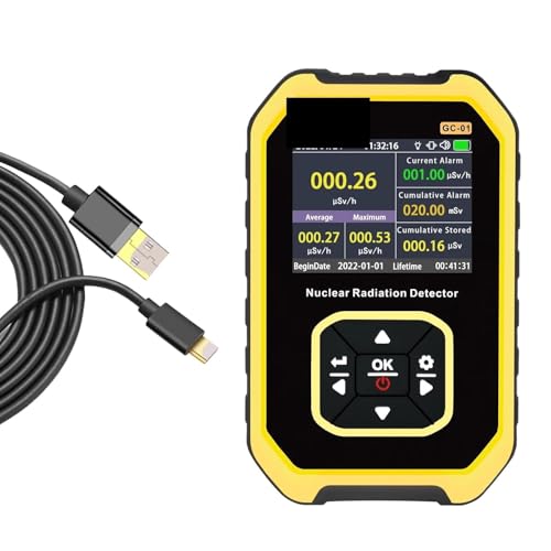 Compteur Geiger portable, détecteur de rayonnement, écran LCD, dosimètre portatif for nucléaire gamma et rayons X