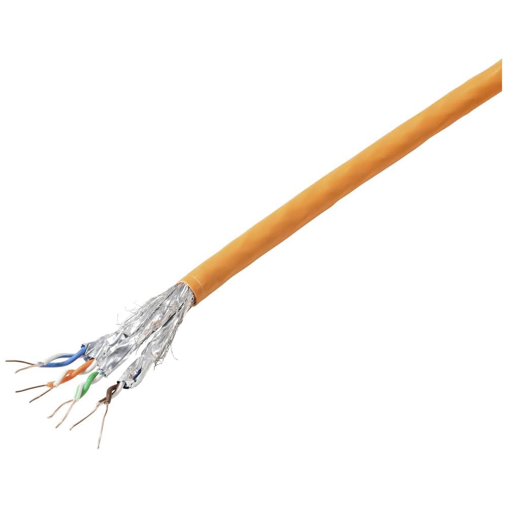 TRU Components TC-11008844 cavo di rete CAT 6a S/FTP 4 x 2 x 0.24mm² CPR-Dca certificato Arancione 3
