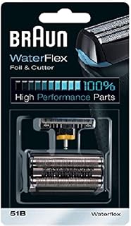 Braun Series 5 51B Foil & Cutter Replacement Head, Compatible with Waterflex Shaver