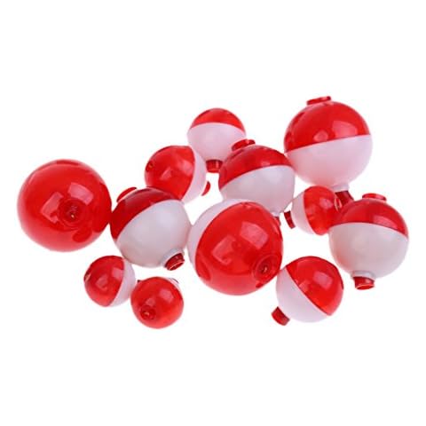 Gazechimp 12x Angeln Bobber Druckknopf Angeln Schwimmer Tackle Kugel Posen Cover